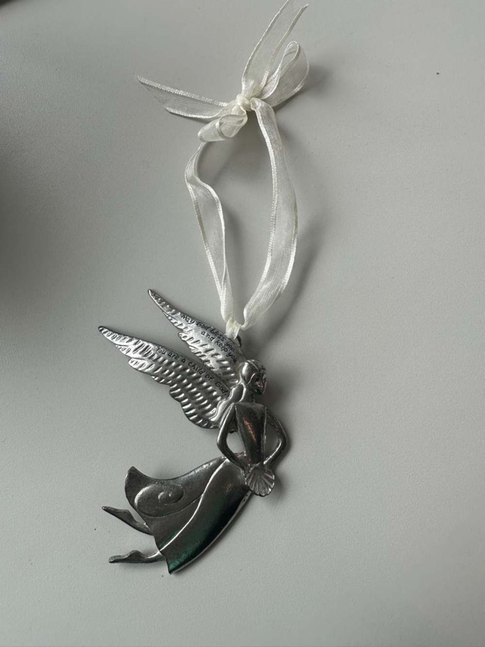 Midwest Seasons of Cannon Falls Serenity Angel Pewter Ornament